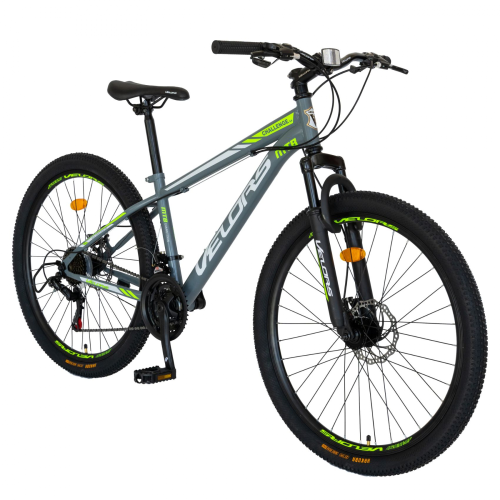 Bicicleta MTB-HT Velors Challange CSV2610A 26 inch gri cu design albverde - 4