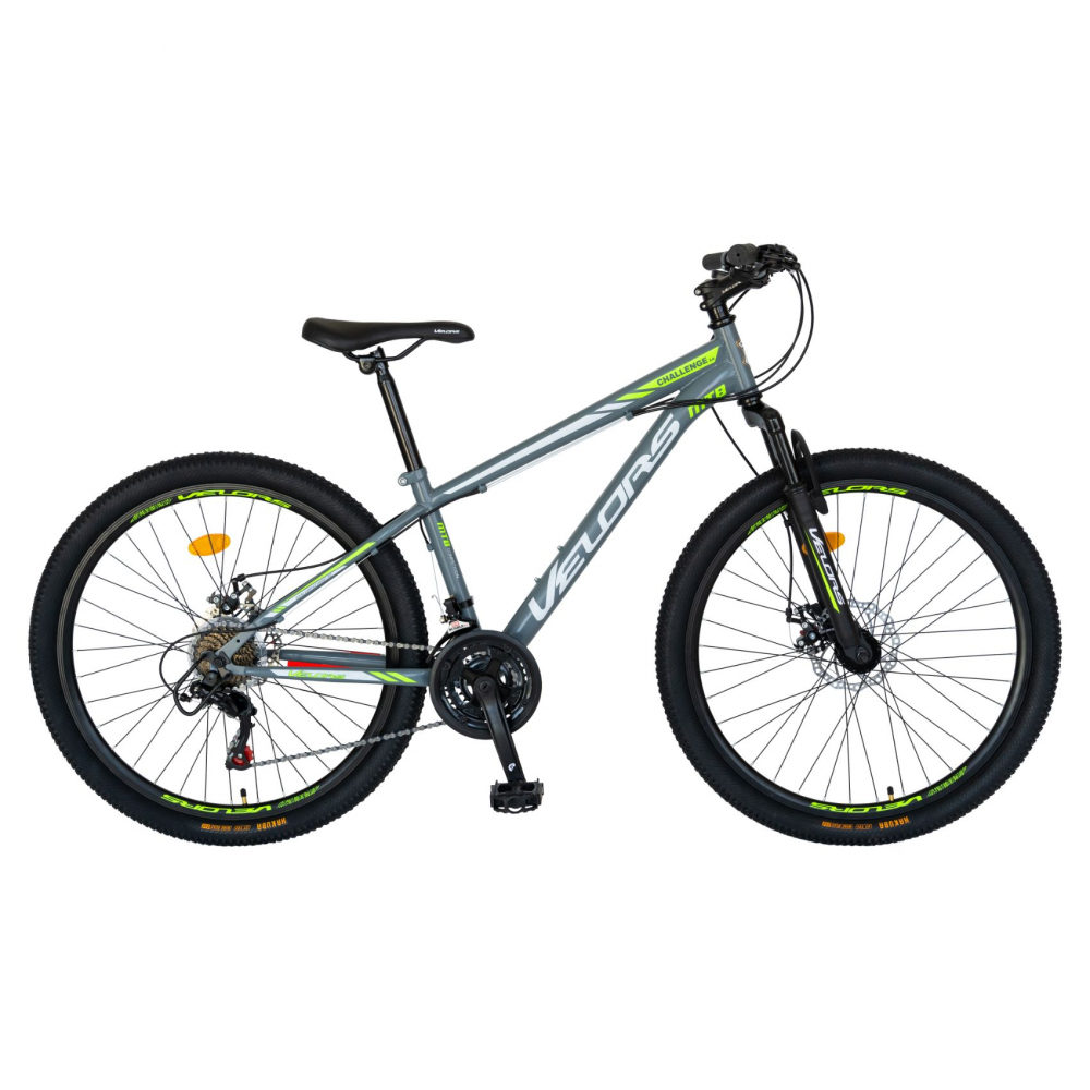 Bicicleta MTB-HT Velors Challange CSV2610A 26 inch gri cu design albverde - 7