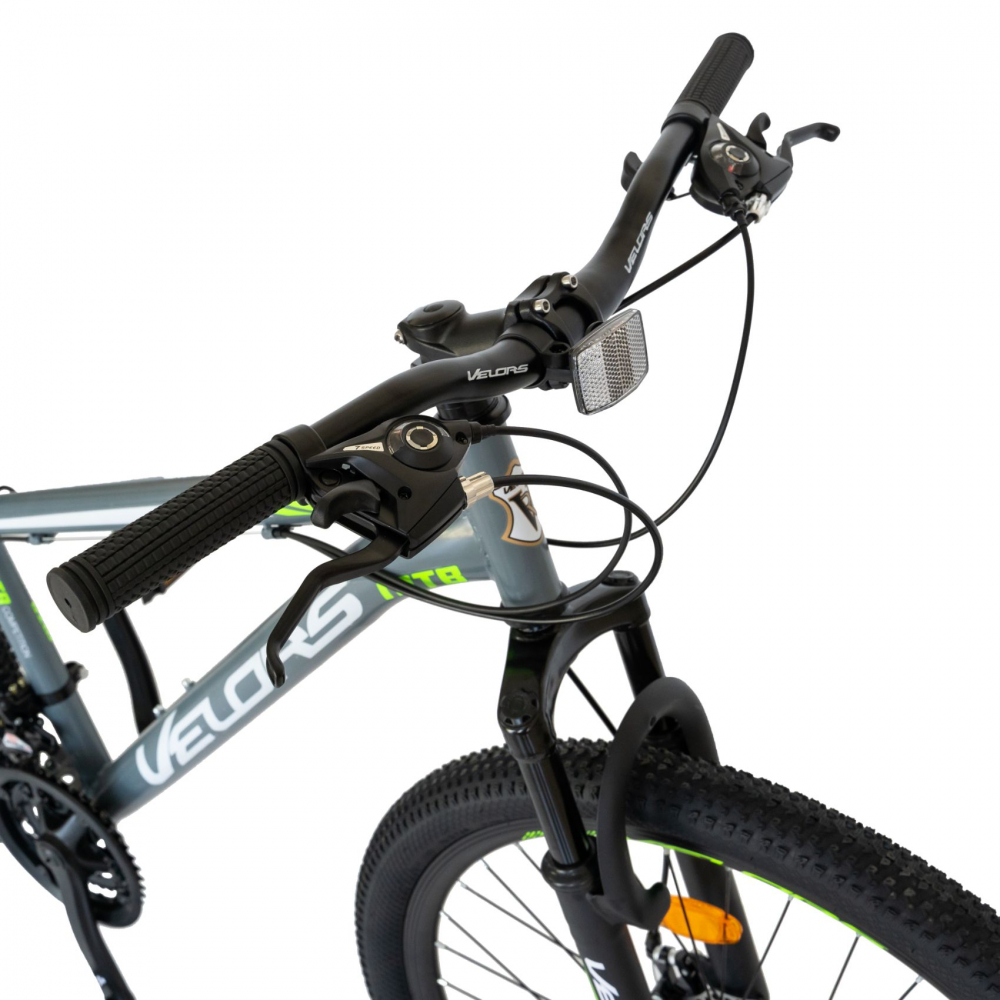 Bicicleta MTB-HT Velors Challange CSV2610A 26 inch gri cu design albverde - 5