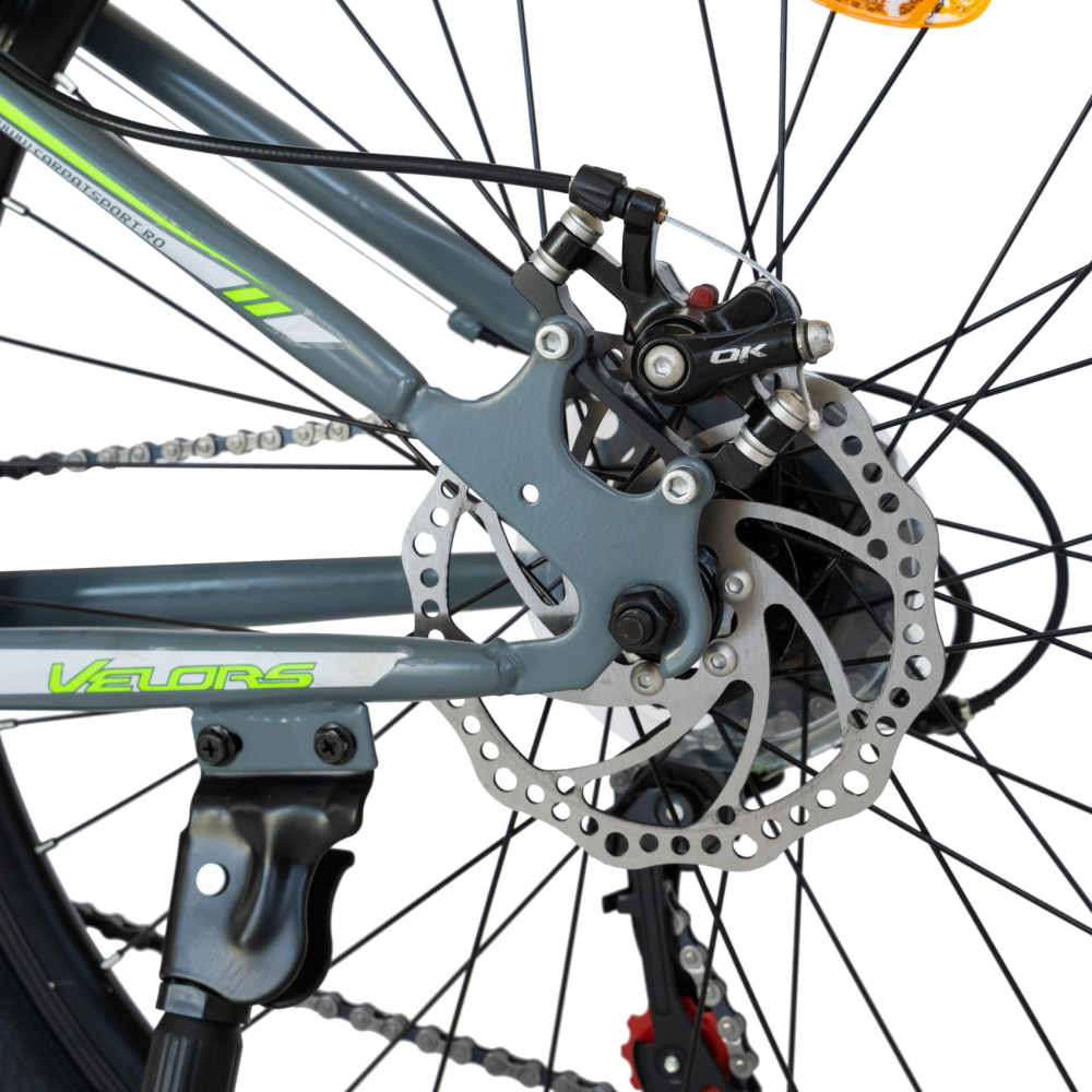 Bicicleta MTB-HT Velors Challange CSV2610A 26 inch gri cu design albverde - 6