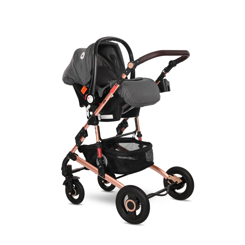 Carucior 3 in 1 alba luxe black