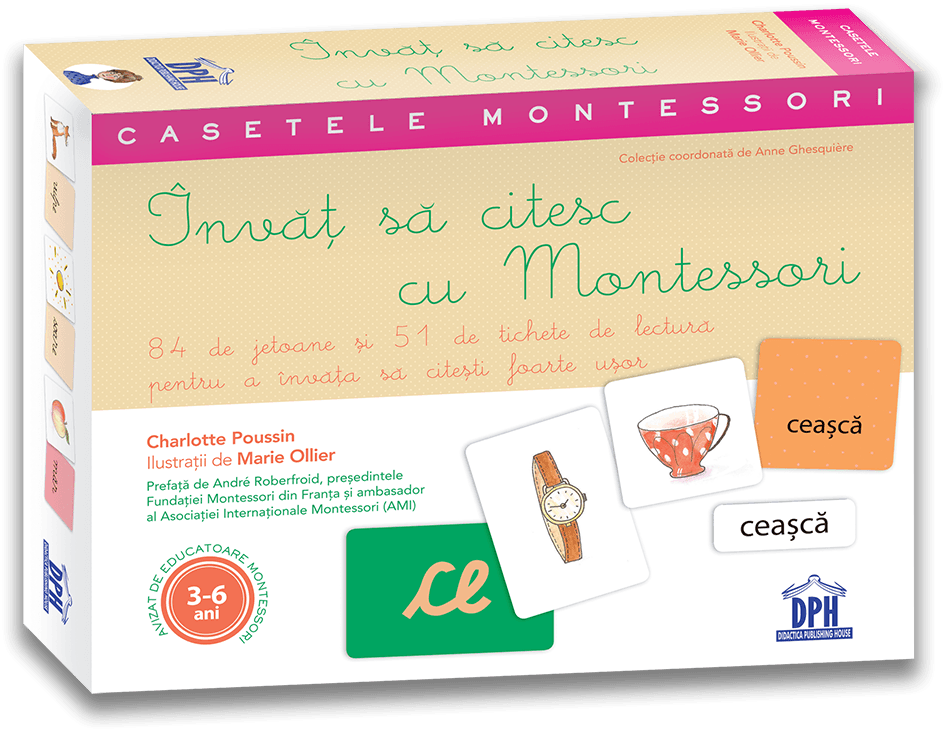 Casetele Montessori Invat sa citesc cu Montessori