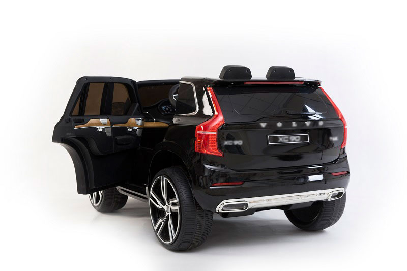 Masinuta electrica Volvo XC90 cu roti EVA si scaun piele Black - 1