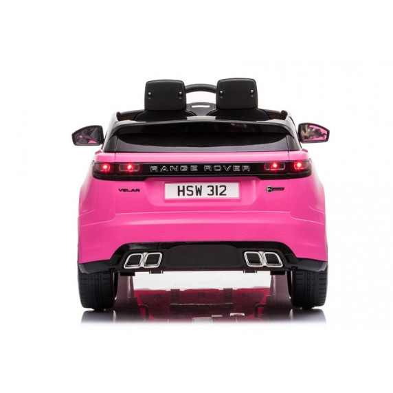 Masinuta electrica cu scaun de piele Range Rover Velar Pink - 8