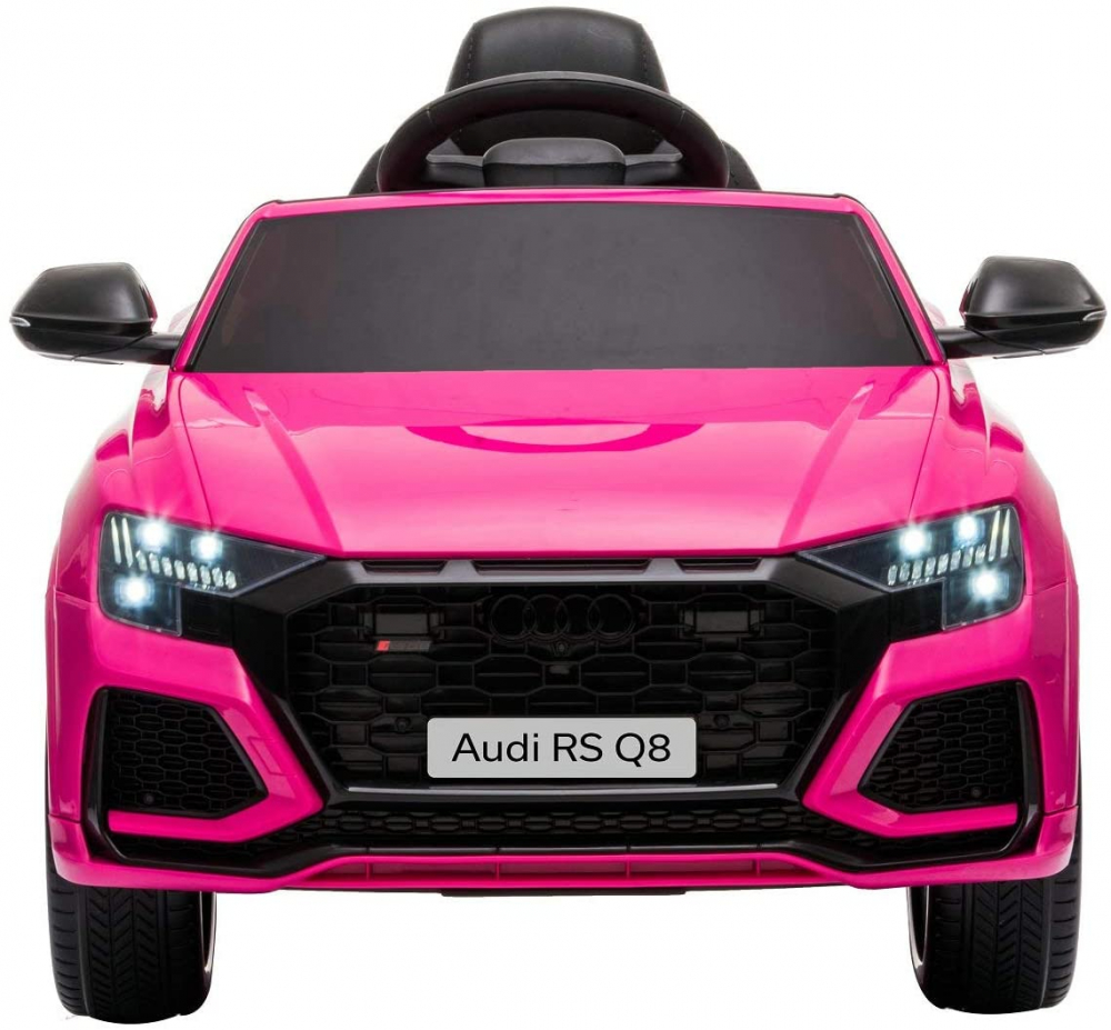 Masinuta electrica cu roti din cauciuc Audi RS Q8 Pink - 3