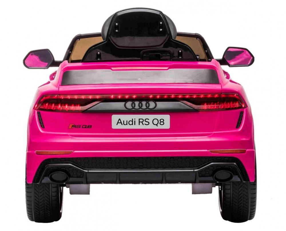 Masinuta electrica cu roti din cauciuc Audi RS Q8 Pink - 4