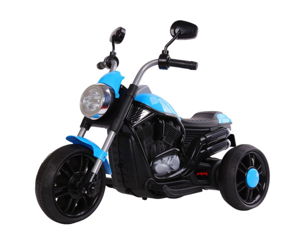 Motocicleta electrica KikkaBoo Chopper Blue - 2
