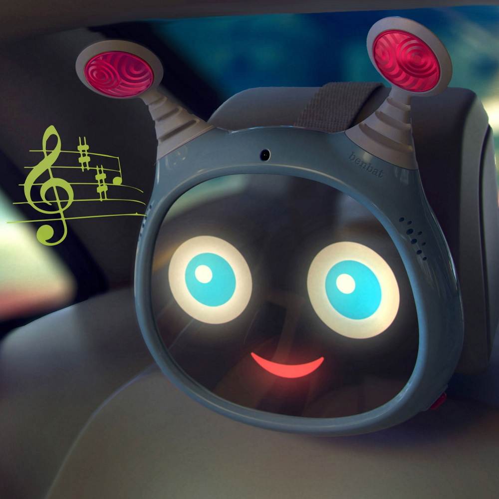 Oglinda muzicala auto pentru supraveghere copil Benbat Oly Blue - 1