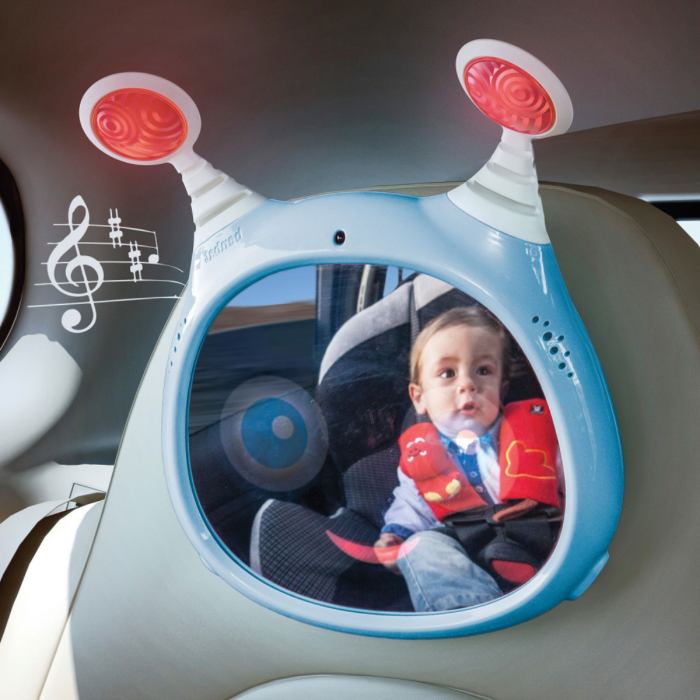 Oglinda muzicala auto pentru supraveghere copil Benbat Oly Blue - 2