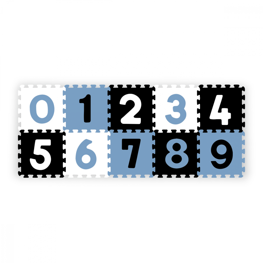 Puzzle Cifre - covoras din spuma 10 buc 27403 - 1