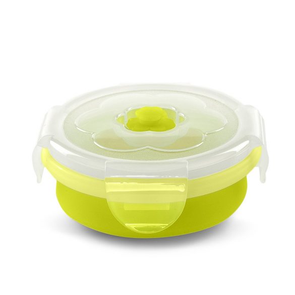 Recipient pliabil din silicon pentru hrana 230 ml 4466 green nuvita