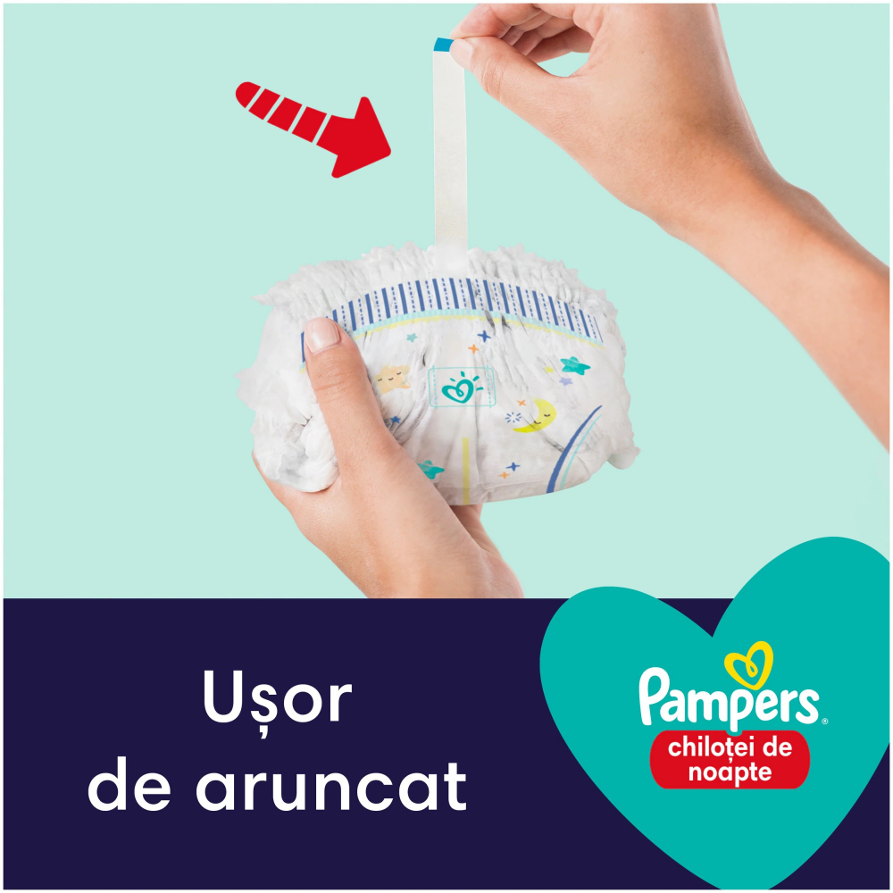 Scutece-chilotel de noapte Pampers Night Pants Marimea 3, 6-11 kg  29 buc - 1 | YEO