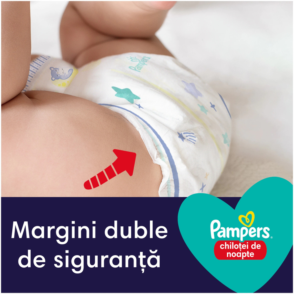 Scutece-chilotel de noapte Pampers Night Pants Marimea 4, 9-15 kg 25 buc - 1 | YEO