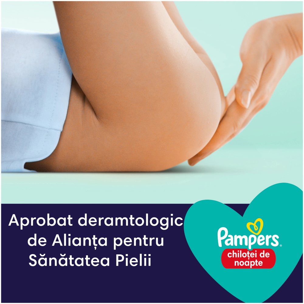 Poze Scutece-chilotel de noapte Pampers Night Pants Marimea 4, 9-15 kg 25 buc nichiduta.ro 