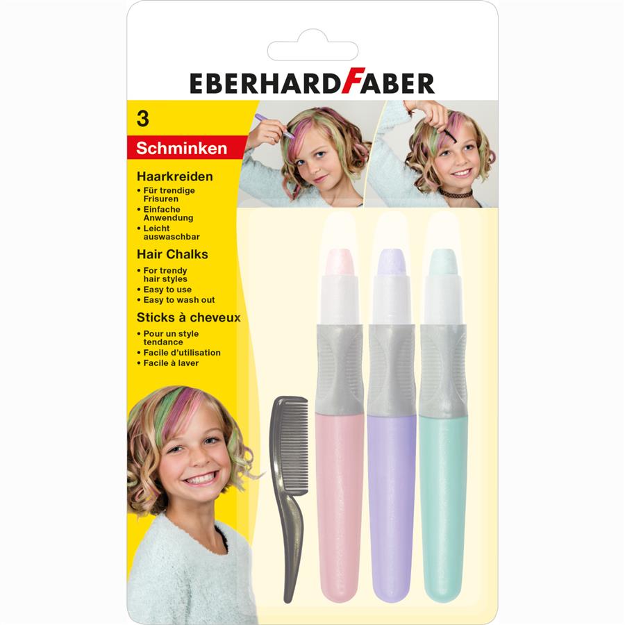 Set colorare par creioane pastel cu pieptan Eberhard Faber colorare imagine noua responsabilitatesociala.ro