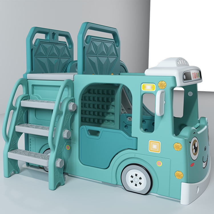 Spatiu de joaca 3 in 1 Nichiduta Happy Bus Green - 1 | YEO