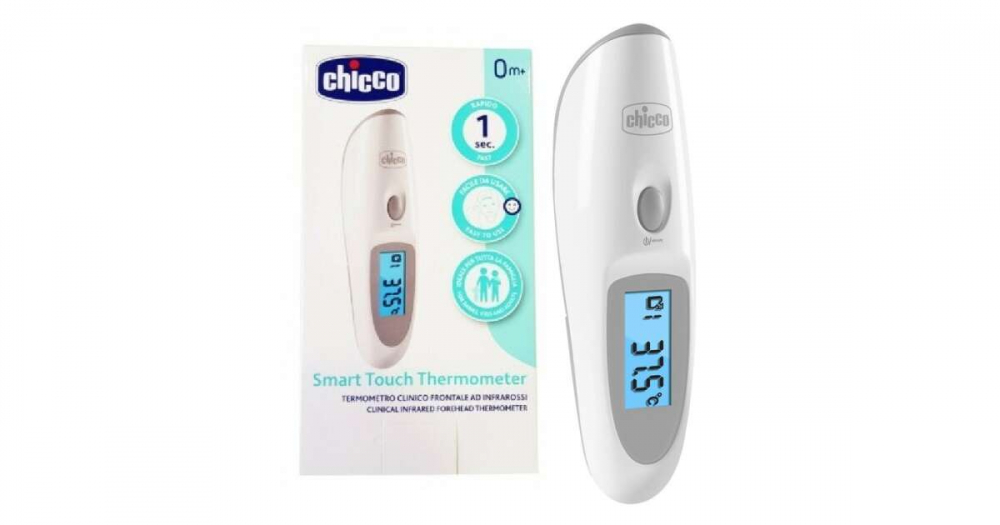 Termometru clinic frontal pentru copii Chicco Smart Touch infrarosii 0 luni+ Chicco imagine noua responsabilitatesociala.ro