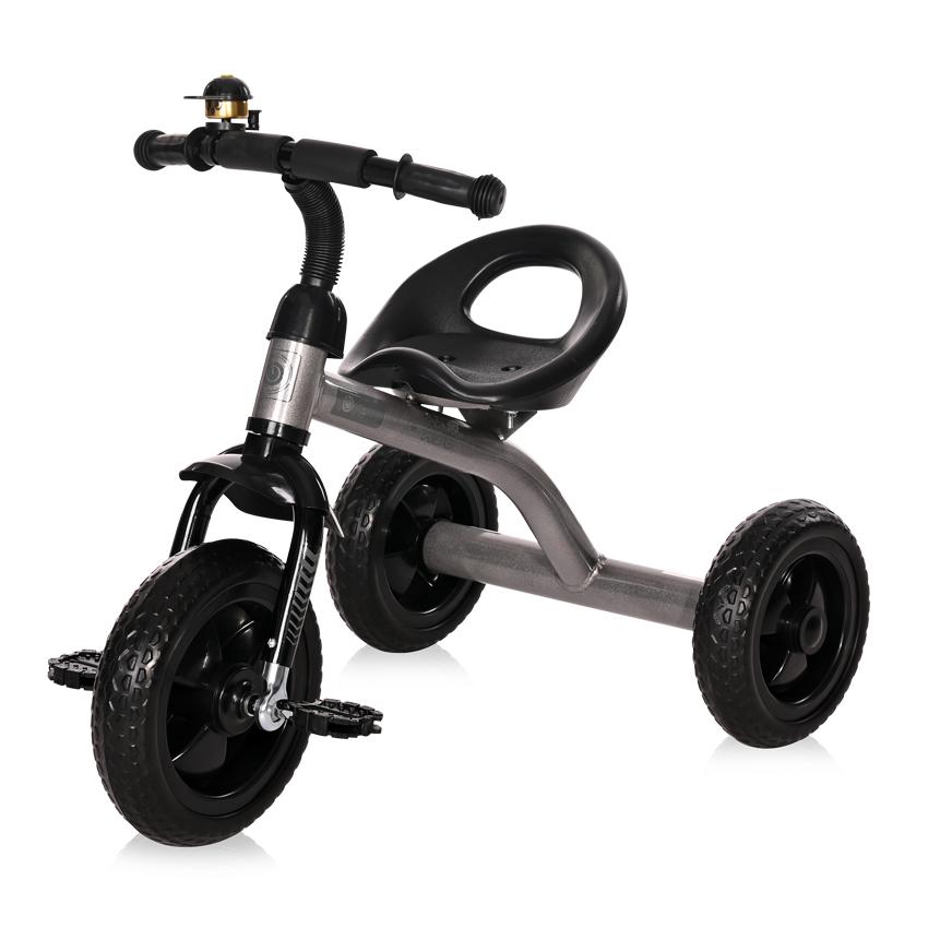 Tricicleta pentru copii A28 roti mari Grey Black LORELLI imagine noua