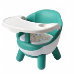 Scaun de masa inaltator Little Mom Booster Chair Green