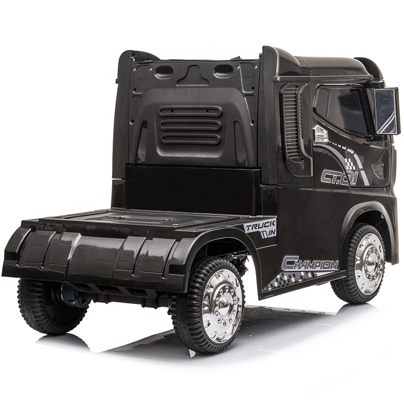 Camion electric 4x4 cu scaun de piele Truck Black - 8