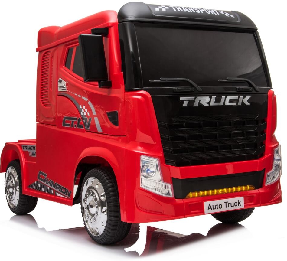 Camion electric 4x4 cu scaun de piele Truck Red - 1
