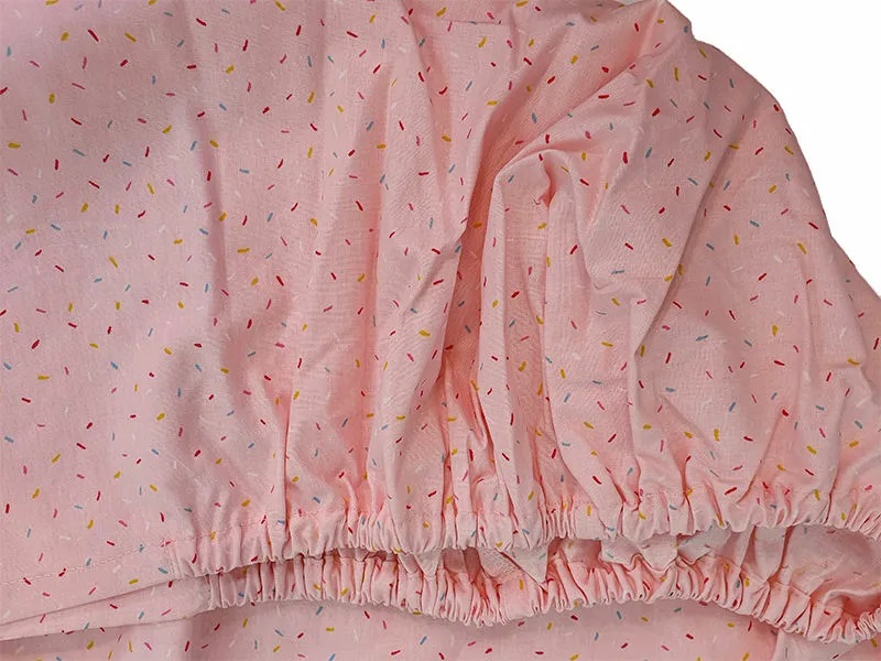 Cearceaf cu elastic patut bebelus 60x107 imprimat
