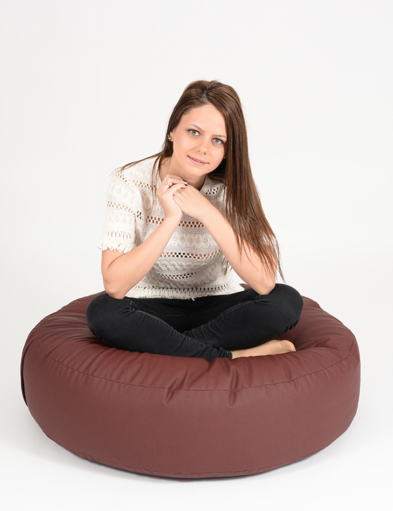 Fotoliu beanbag relaxo teteron black umplut cu perle polistiren