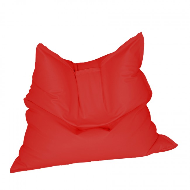 Fotoliu mare magic pillow panama red pretabil si la exterior umplut cu perle polistiren