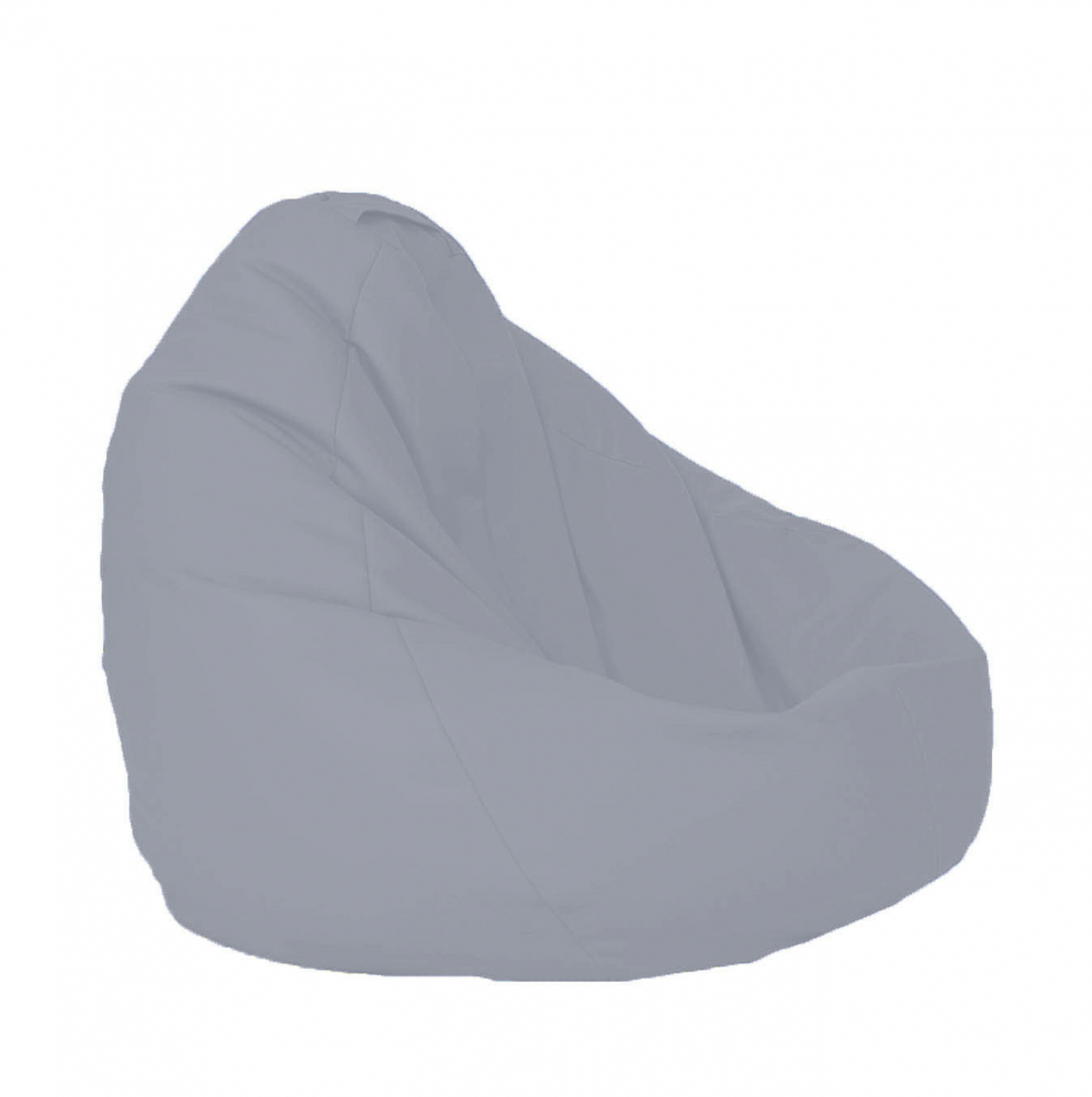 Fotoliu mediu nirvana grande panama grey umplut cu perle polistiren beanbag marca Pufrelax