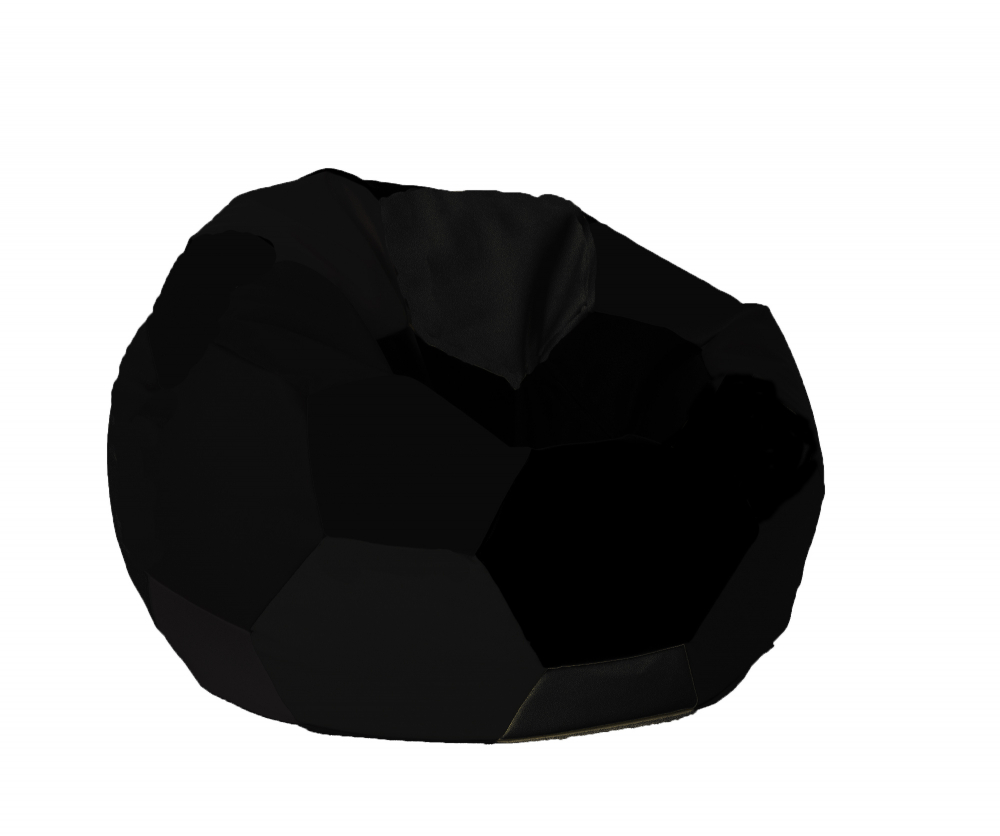 Fotoliu minge telstar baby teteron black umplut cu perle polistiren - 3