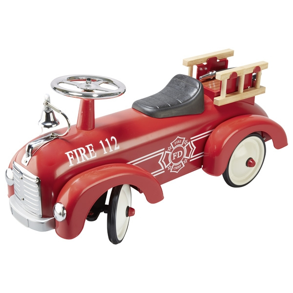 Masina rosie de pompieri Ride On fara