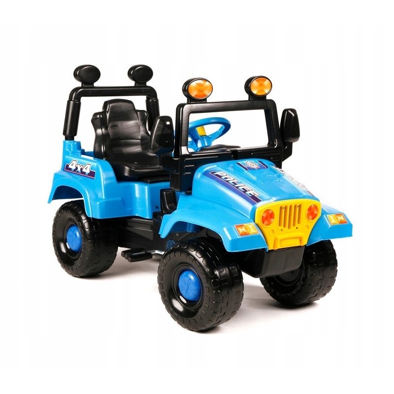 Masinuta Jeep cu pedale pentru copii 95 x 50 x 66 cm albastru Vehicule fara Pedale imagine 2022