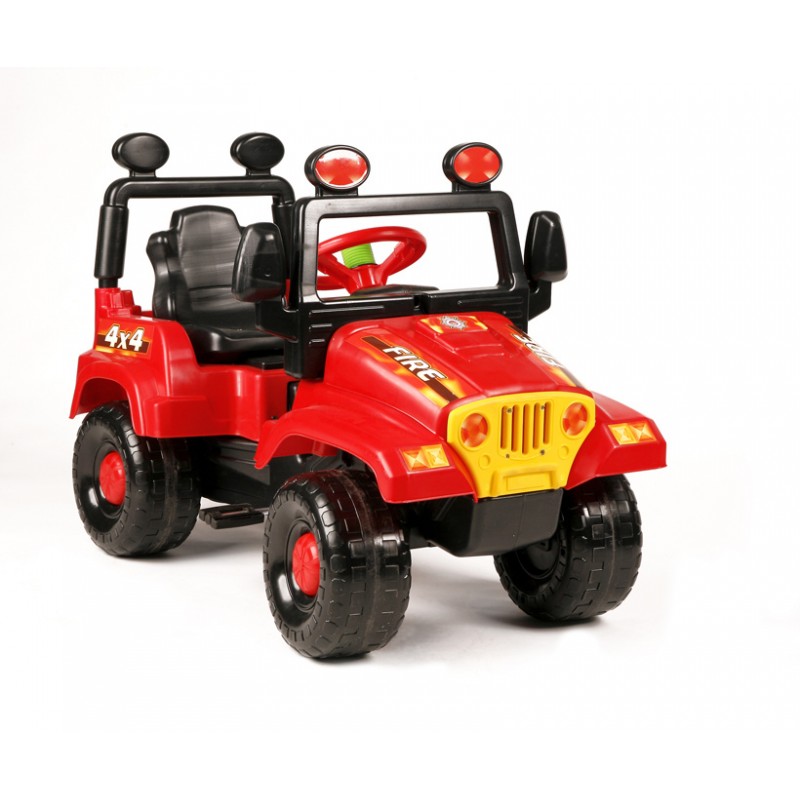 Masinuta Jeep cu pedale pentru copii 95 x 50 x 66 cm rosu Vehicule fara Pedale imagine 2022