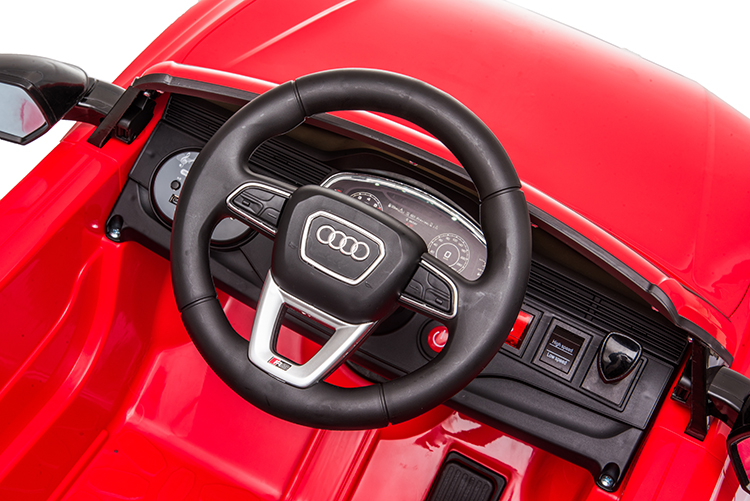 Masinuta electrica cu roti din cauciuc Audi RS Q8 Red - 6