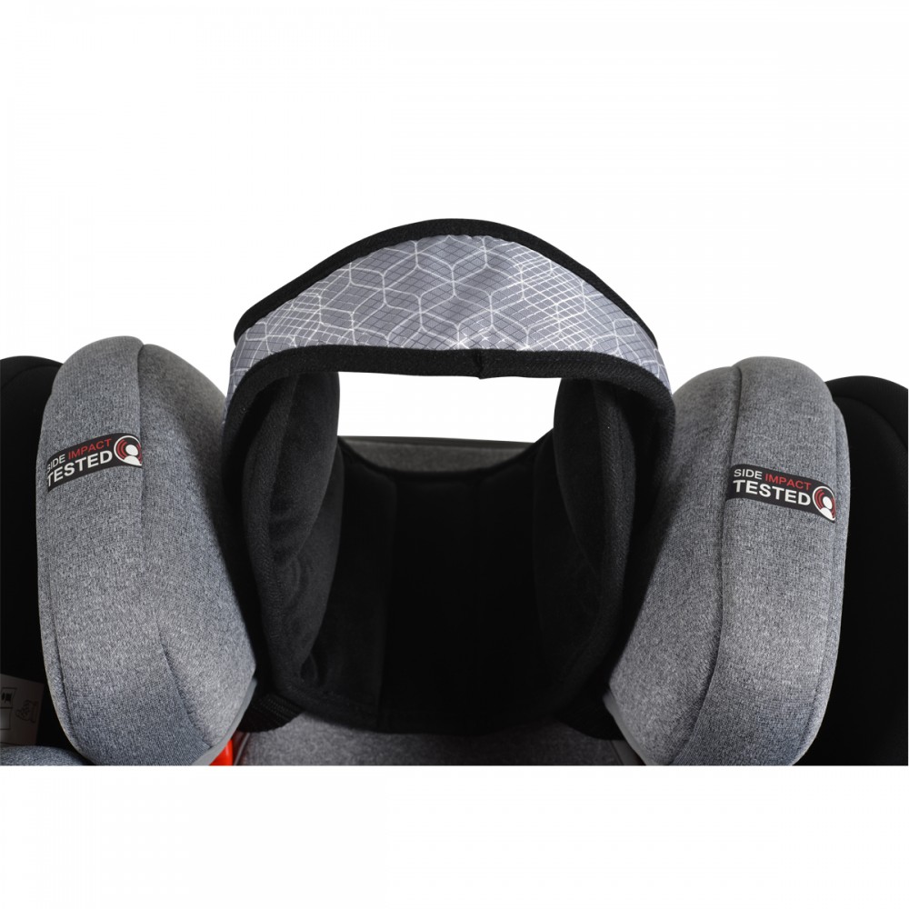Protectie cap ergonomica pentru scaun auto Cangaroo Shelter New Black Accesorii imagine noua responsabilitatesociala.ro