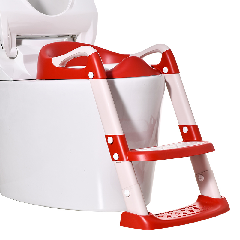 Reductor toaleta cu scarita little mom safe red