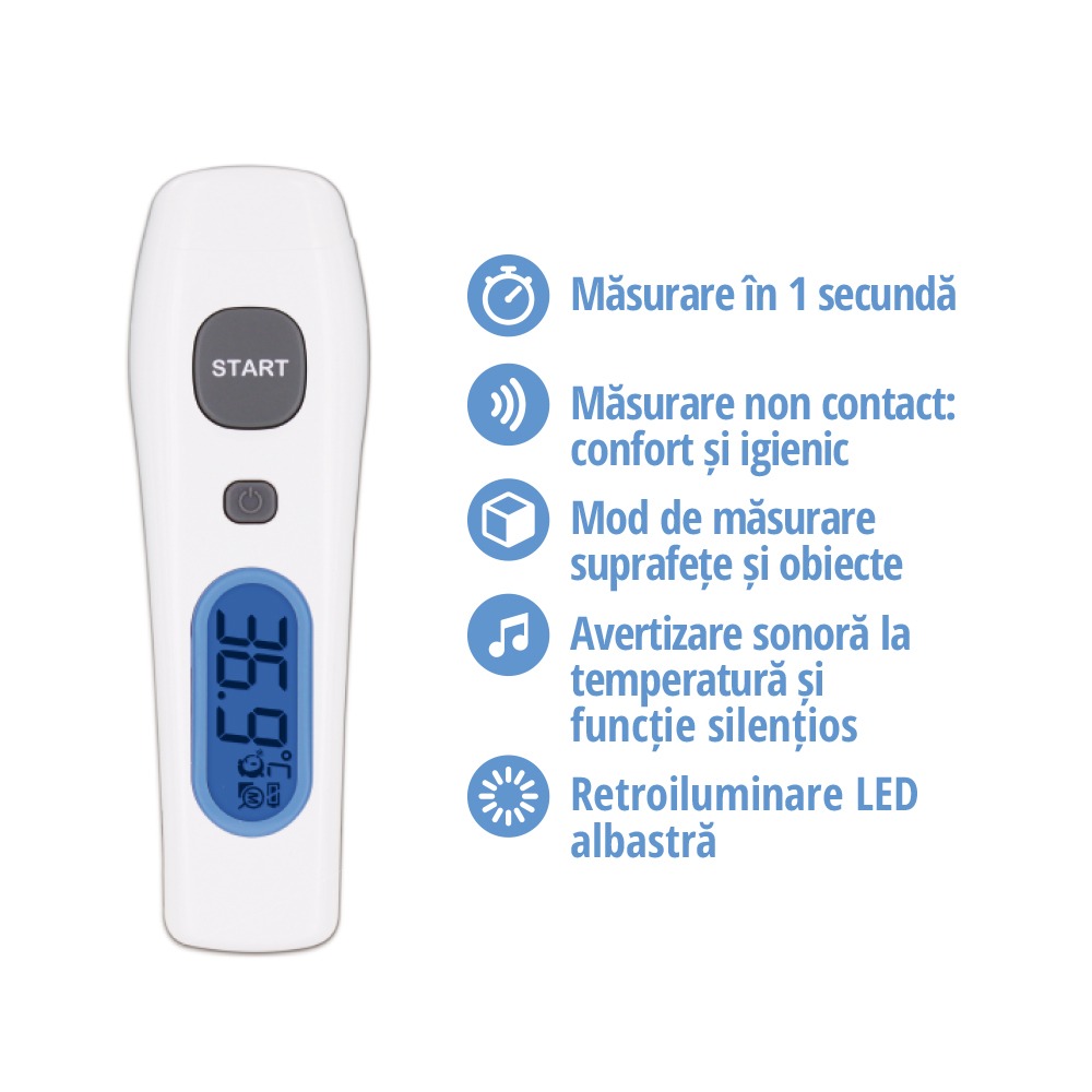 Termometru cu infrarosu non contact model THD2FE - 1 | YEO