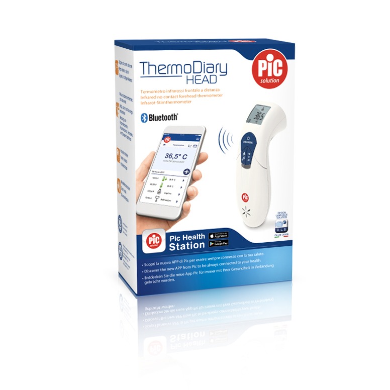 Termometru non contact cu infrarosu Thermo Diary Head 6 in 1 contact imagine noua responsabilitatesociala.ro