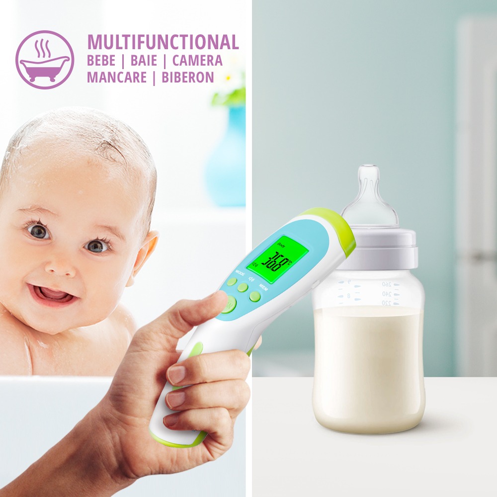 Termometru noncontact multifunctional 6in1 Easycare Baby cu infrarosu albastru - 2 | YEO