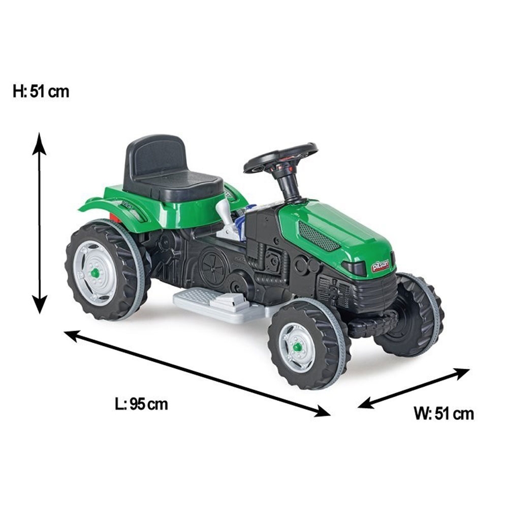 Tractor electric pentru copii Active Green nichiduta.ro