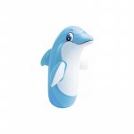 Delfin gonflabil 3D pentru copii Intex jucarie hopa-mitica baza cu apa 94 cm