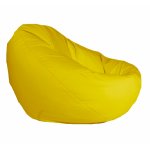 Fotoliu puf tip sac nirvana gigant panama yellow quince pretabil si la exterior umplut cu perle polistiren