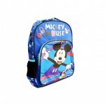 Ghiozdan ergonomic scolar baieti clasele 0-I Mickey Mouse albastru-multicolor Pigna MKRS1942-1