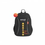 Ghiozdan ergonomic scolar clasele 0-VIII Emoji Fun and Cool negru-multicolor Pigna EJRS2177-1