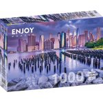 Puzzle 1000 piese Cloudy Sky Over Manhattan New York