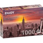 Puzzle 1000 piese Sunset Over New York Skyline