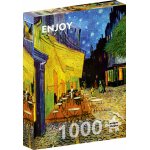 Puzzle 1000 piese Vincent Van Gogh Cafe Terrace at Night