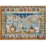 Puzzle Castorland Map Of The Word 2000 piese