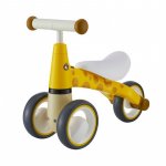 Tricicleta fara pedale Girafa portocalie galbena Ecotoys LB1603