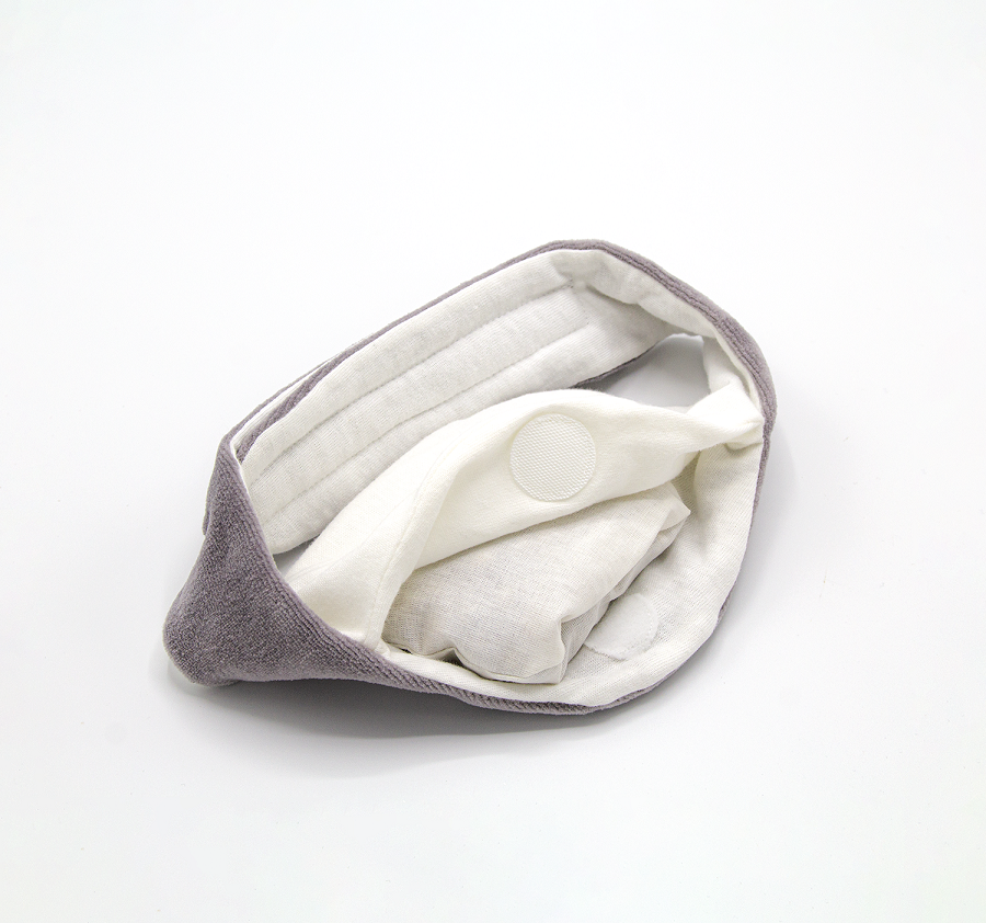 Centura anticolici cu samburi de cirese Sleepy Cloud Grey - 1 | YEO